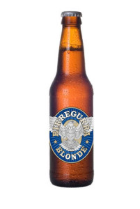 A beer bottle covered with water drops, isolated on white with clipping path around the bottle.
