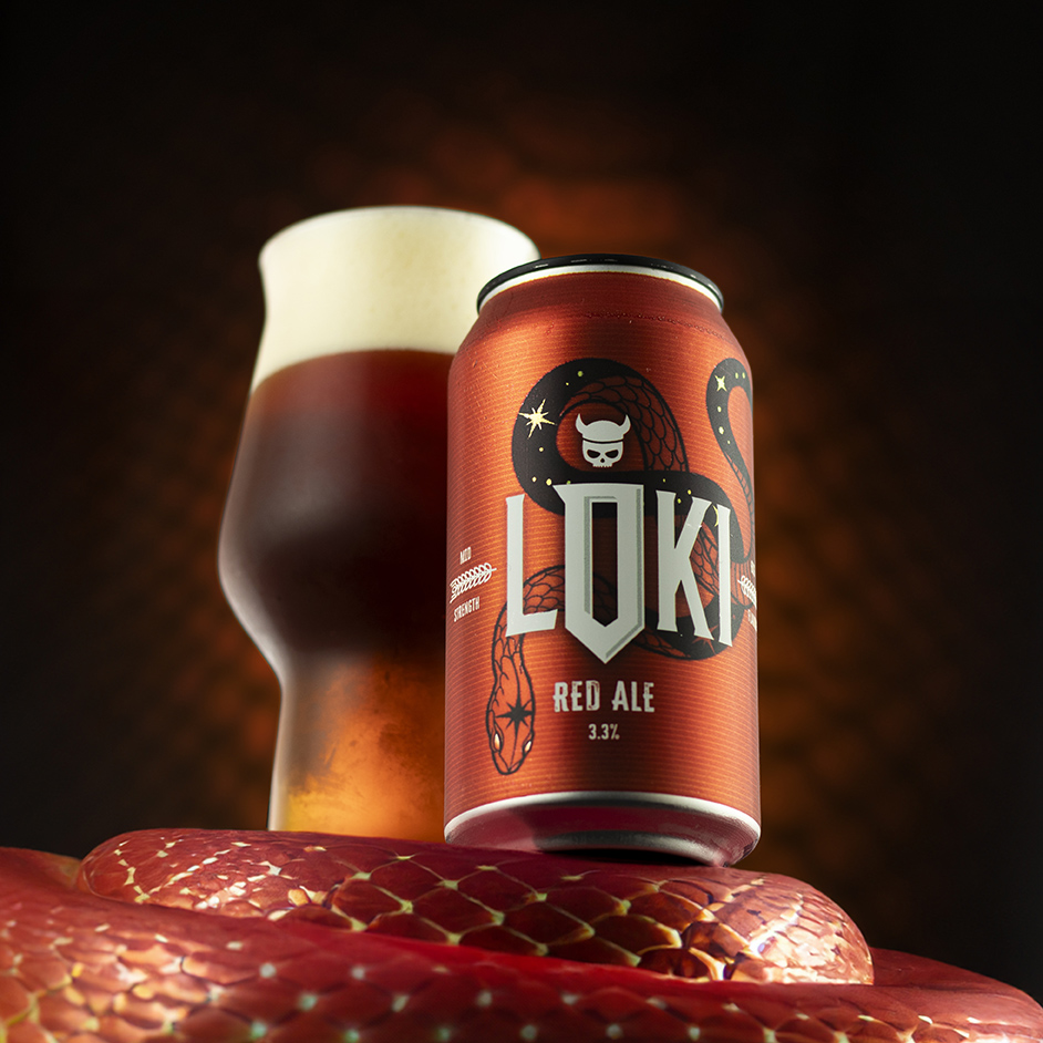 “Loki” mid strength red ale 24 Case Valhalla Brewing and Taproom